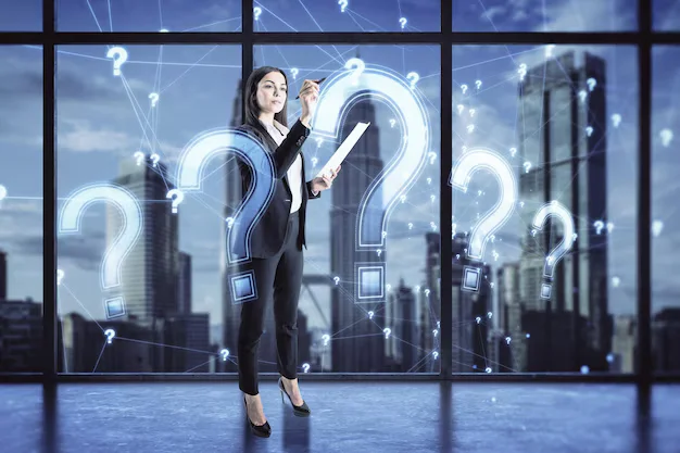 Person working with business data on screen