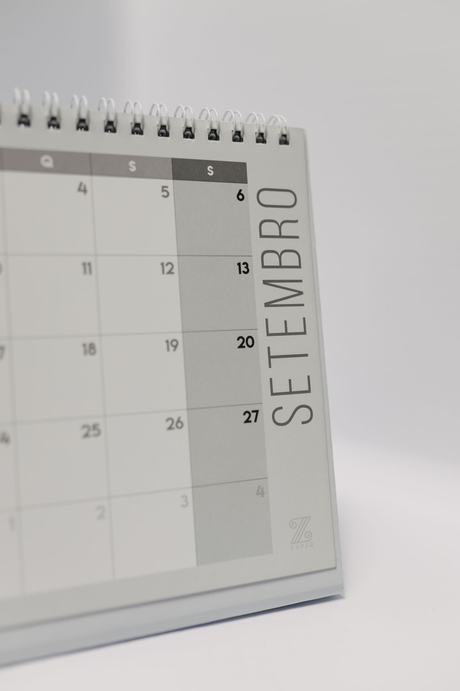 A monthly calendar spread used for planning