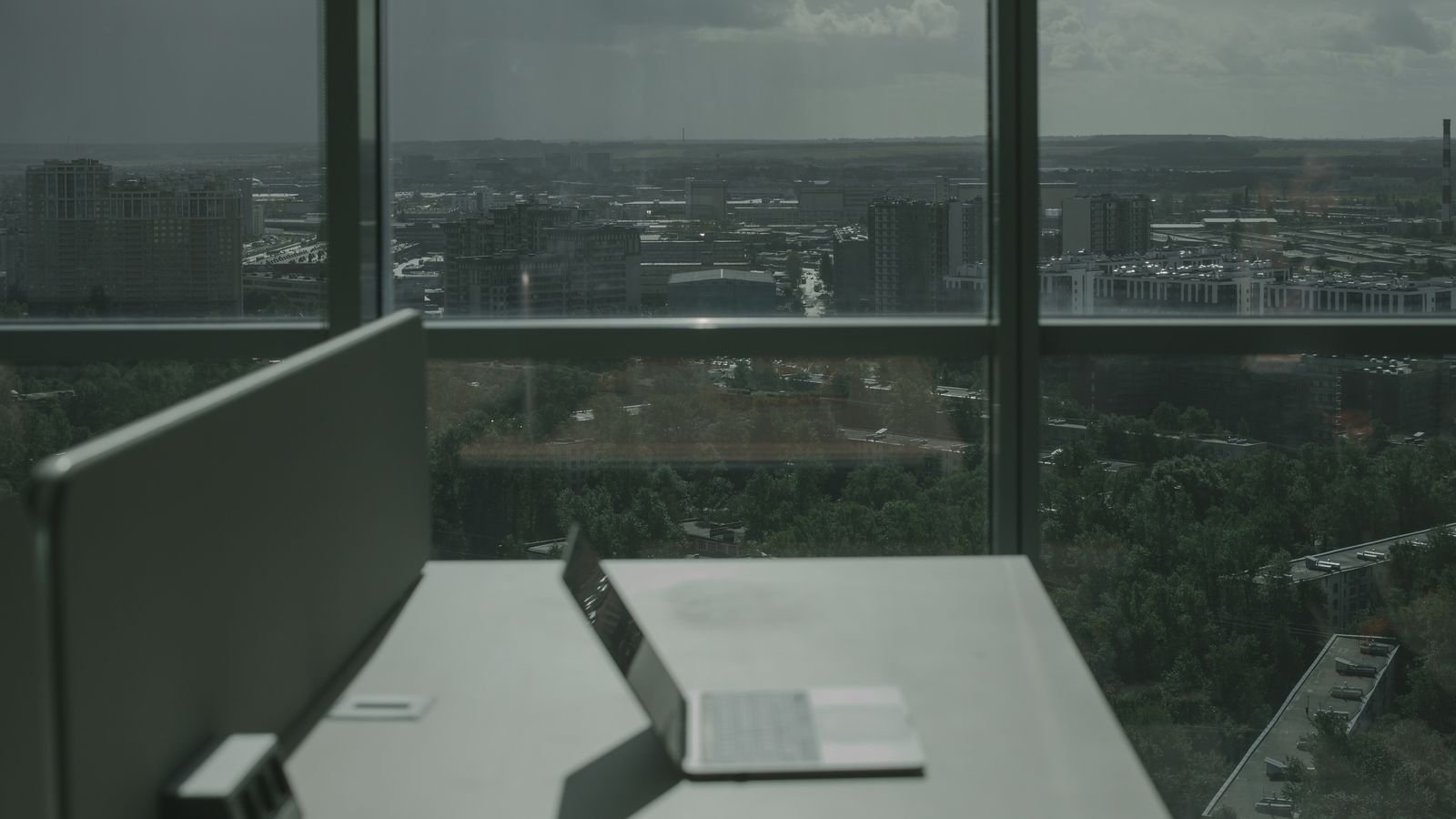 Person typing on a laptop keyboard